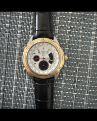 PULSAR V681-9000 7 JEWEL RACING CHRONOGRAPH VINTAGE WATCH. WORKS GREAT! Tics