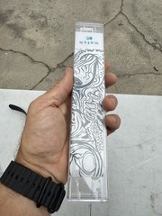 rare 2011 MTV Watch made by swatch White Psychedelic, works dead battery JB1