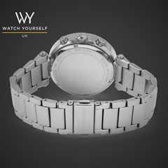 Michael Kors Parker Watch MK5353 Ladies Stainless Silver Chronograph Watch Gift